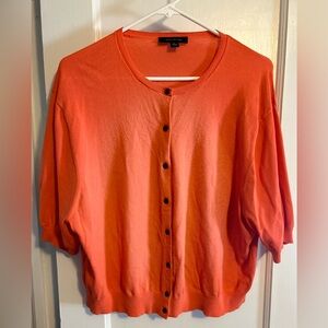 Ann Taylor crew neck summer cardigan XL